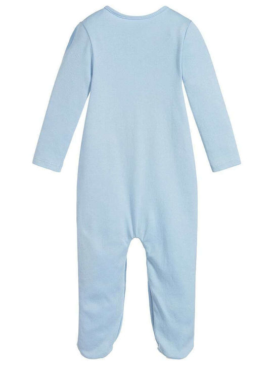 Guess Baby Bodysuit Set Long-Sleeved Light Blue