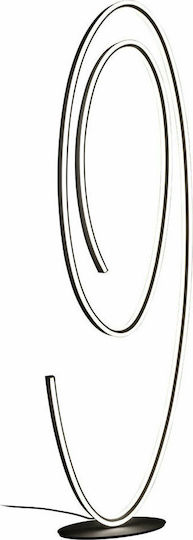 Cinque Ciola LED Floor Lamp H175xW40cm. with Natural White Light Black