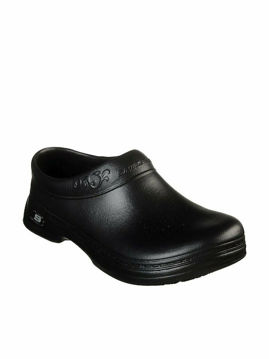 Skechers Work Oswald Clara Women's Anatomic Clogs Black Skechers Work Oswald Clara Women's Anatomic Clogs Black