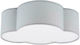 TK Lighting Cloud Mini Πολύφωτο Παιδικό Φωτιστικό Πλαφονιέρα από Μέταλλο 15W με Υποδοχή E27 Grey