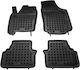Rezaw Plast Set of Front and Rear Mats 4pcs Tray Type for Opel Meriva 2003-2010 Black