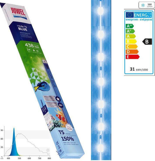 Juwel Lampă cu led pentru iluminat acvariu cu lumina Albastru 12W