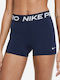 Nike Pro W3 Women's Training Legging Shorts Dri-Fit Navy Blue