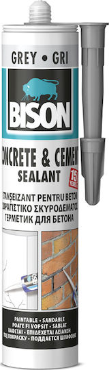Bison Concrete & Cement Sealant Σφραγιστική Σιλικόνη Γκρι 310ml