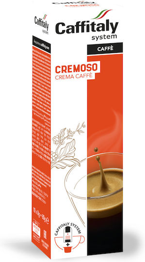 Caffitaly Cremoso Espresso Capsule Compatible with Caffitaly Machines 10pcs