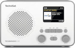 Technisat TechniRadio 6 IR Radio portabil Reîncărcabil DAB+ cu Bluetooth Alb