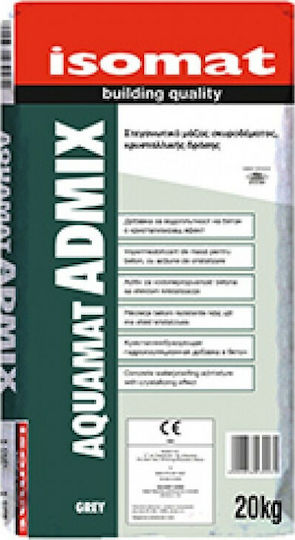 Isomat Aquamat Admix Waterproofing Mass of Concrete Mortar Improver 20kg 20kg