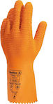 Delta Plus Venifish Cotton Safety Glofe Latex 1.8mm Orange