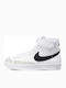 Blazer Mid Blazer Mid Vintage '77 Încălțăminte sport Inalta pentru copii cu scai Negru / Alb / Portocaliu