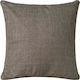 Silk Fashion Decorative Pillow Case A803 Grey Brown 45x45cm