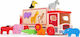 Big Jigs Shape Sorting Truck with Jungle Animals Wooden for 18+ Months