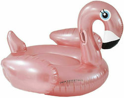Swim Essentials Inflatable Ride On for the Sea Flamingo with Handles Pink 150cm.