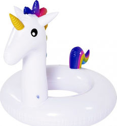 Jilong Kinder Schwimmring Einhorn mit Durchmesser 115cm. für 8-12 Jahre Weiß 645010