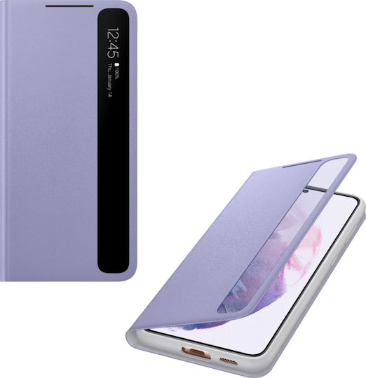 Samsung Книга Текстил Лилав (Galaxy S21+ 5G)