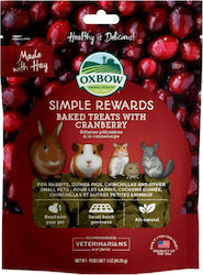 Oxbow Simple Rewards Baked Treat with Cranberry for Guinea Pig, Rabbit and Hamster 56gr