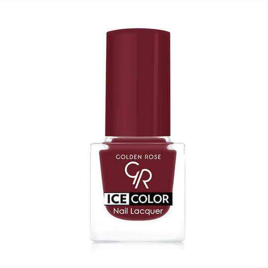 Golden Rose Ice Colour Nail Polish Glossy Burgundy Nail Polish 167 6ml
