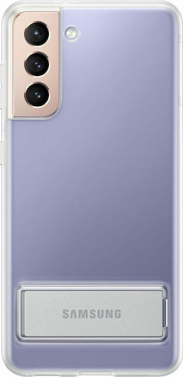 Samsung Clear Standing Cover Back Cover Plastic Transparent (Galaxy S21 5G)