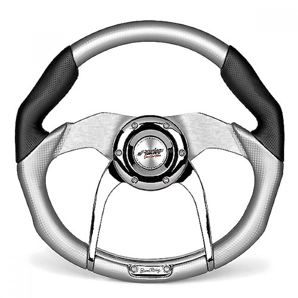 Simoni Racing Universeel Sportstuur Interlagos - Zwart Eco-Leder