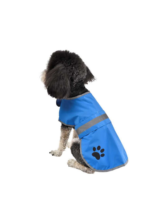 Pet Camelot Waterproof Blue Waterproof Dog Coat with 40cm Back Length