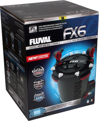 Fluval FΧ6 External Filter 41W with Performance 3500lt/h