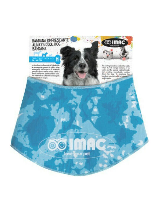 Imac Cooling Bandana for Dogs Medium 38-46cm Blue in Blue Color