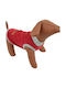 Woofmoda Woof No5 Dog Fleece Shirt XL in Red color XL 36x48x46cm.
