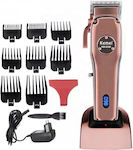 Kemei Professional Rechargeable Hair Clipper Rose Gold KM-9350