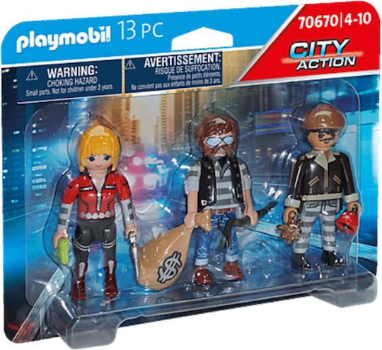Playmobil City Action Echipa Hoților pentru 4-10 ani