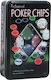 Set von 100 nummerierten Pokerchips 50mm / 4gr in Metallische Box