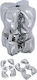 Hanayama Huzzle Cast H&H Metal Puzzle for 8+ Years 515093