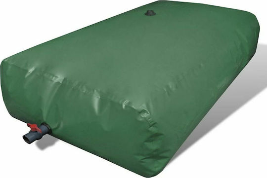 vidaXL Horizontal Parallelepiped Plastic Storage Tank 3000lt for Water Green