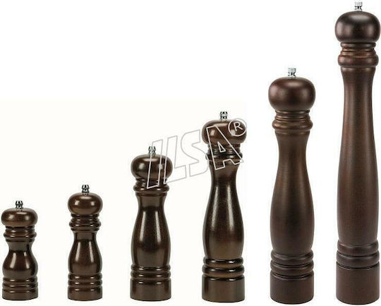 ILSA Manual Wooden Pepper Mill 35cm Brown