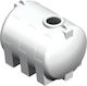 Mytherm Σ5 Porky Horizontal Cylindrical Plastic Storage Tank 500lt for Water / Petroleum / Oil White