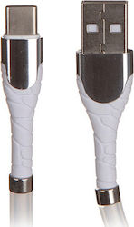 Ldnio Magnetic USB 2.0 Cable USB-C male - USB-A male Λευκό 1m (LS511)