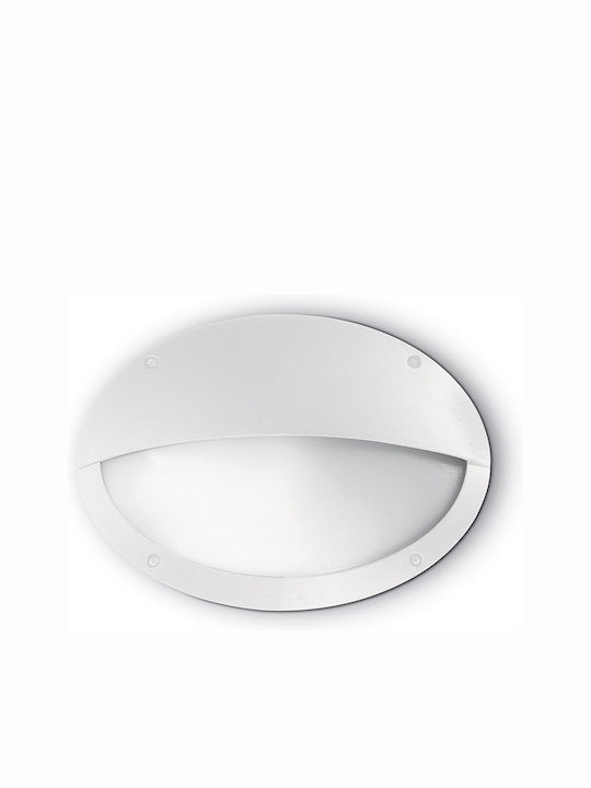 Ideal Lux Maddi Стенен Външен Плафон E27 IP66 33x23x9εκ.