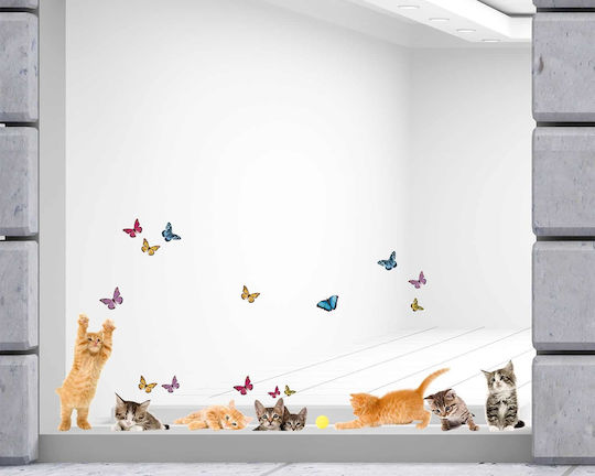 Ango Kids Vinyl Window Sticker Cats 22pcs