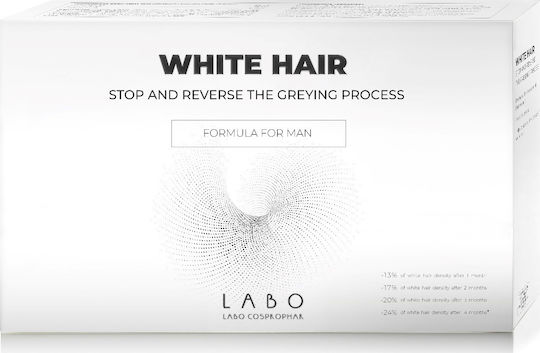 White Hair Treatment Αμπούλες Μαλλιών για Άνδρες 20x3.5ml