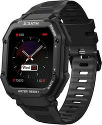 Kospet Rock Smartwatch με Παλμογράφο (Μαύρο)