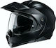 HJC C80 Semi Flat Flip-Up Helmet with Sun Visor ECE 22.05 Black KR50196