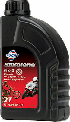 Fuchs Silkolene 2T Pro 2 Synthetic Motorcycle Oil for Two-Stroke Engines 1lt