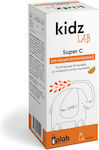 Uplab Pharmaceuticals KidzLab Super-C Syrup Vitamin for Energy & Immune System Boost Orange 120ml