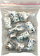 Next Cocktail Designs Craft Beads Silver 10pcs Beads Silver Foil 90g Cocktail 10pcs