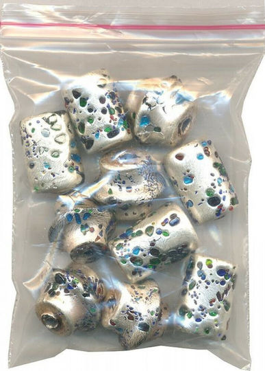 Next Cocktail Designs Craft Beads Silver 10pcs Beads Silver Foil 90g Cocktail 10pcs
