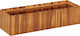 vidaXL Holz Blumenkasten Braun 100x30x25cm