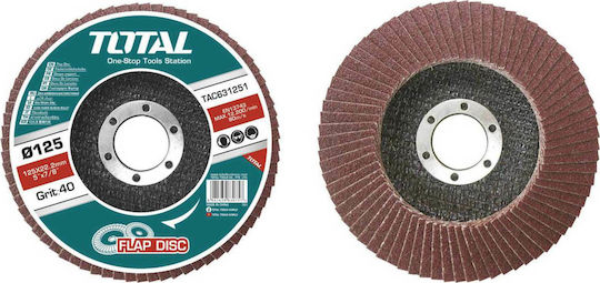 Total Grinding Disc 125mm Polyopter P40