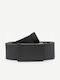 Men's Belt Fabric Webbing Belt Charcoal / Black