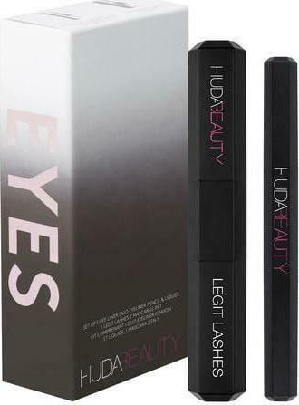 Huda Beauty Eyes Xmas Set Life Liner Duo 2x 2ml & Legit Lashes Mascara 2x  8.5ml