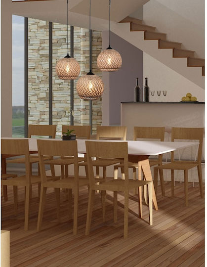 ArkoLight Κρεμαστό Φωτιστικό Μελί 20x110x110εκ.