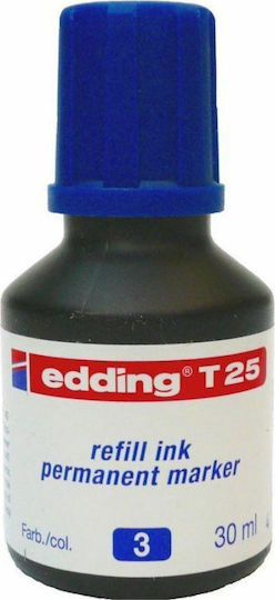 Edding T25 Replacement Ink for Blue Marker 30ml