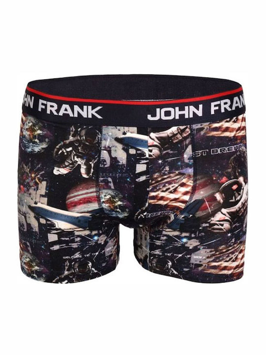 John Frank Space Boxeri pentru bărbați Multicolor cu modele 1Pachet